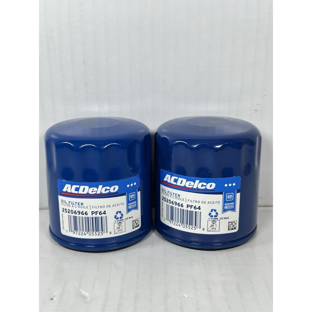 ACDelco Oil Filter GM Original Equipment PF64 (2 Pack) Ready To Ship NO BOX